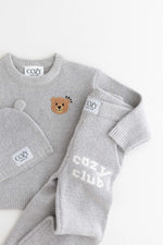 The Cozy Cub Grey Knit Set | Casa Childrenswear
