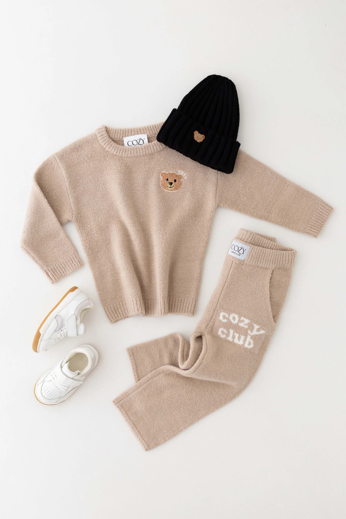 The Cozy Cub Brown Knit Set | Casa Childrenswear