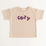 Cozy Beige Graphic Tee