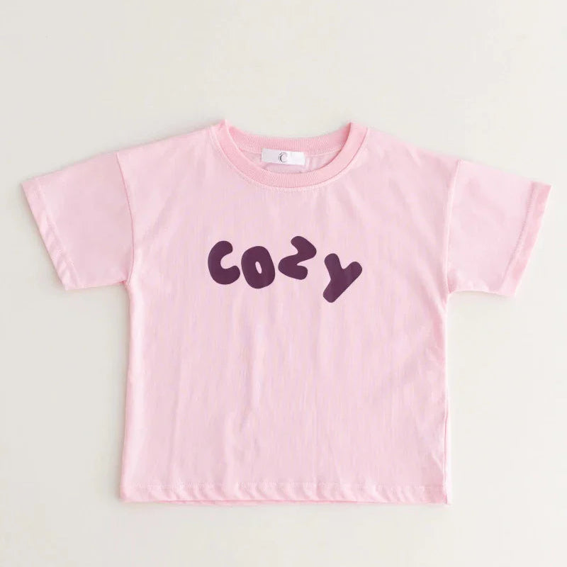 Cozy Pink Graphic Tee