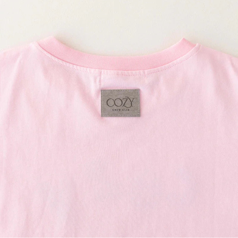 Cozy Pink Graphic Tee