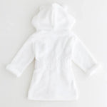 Cozy White Bear Hooded Dressing Gown