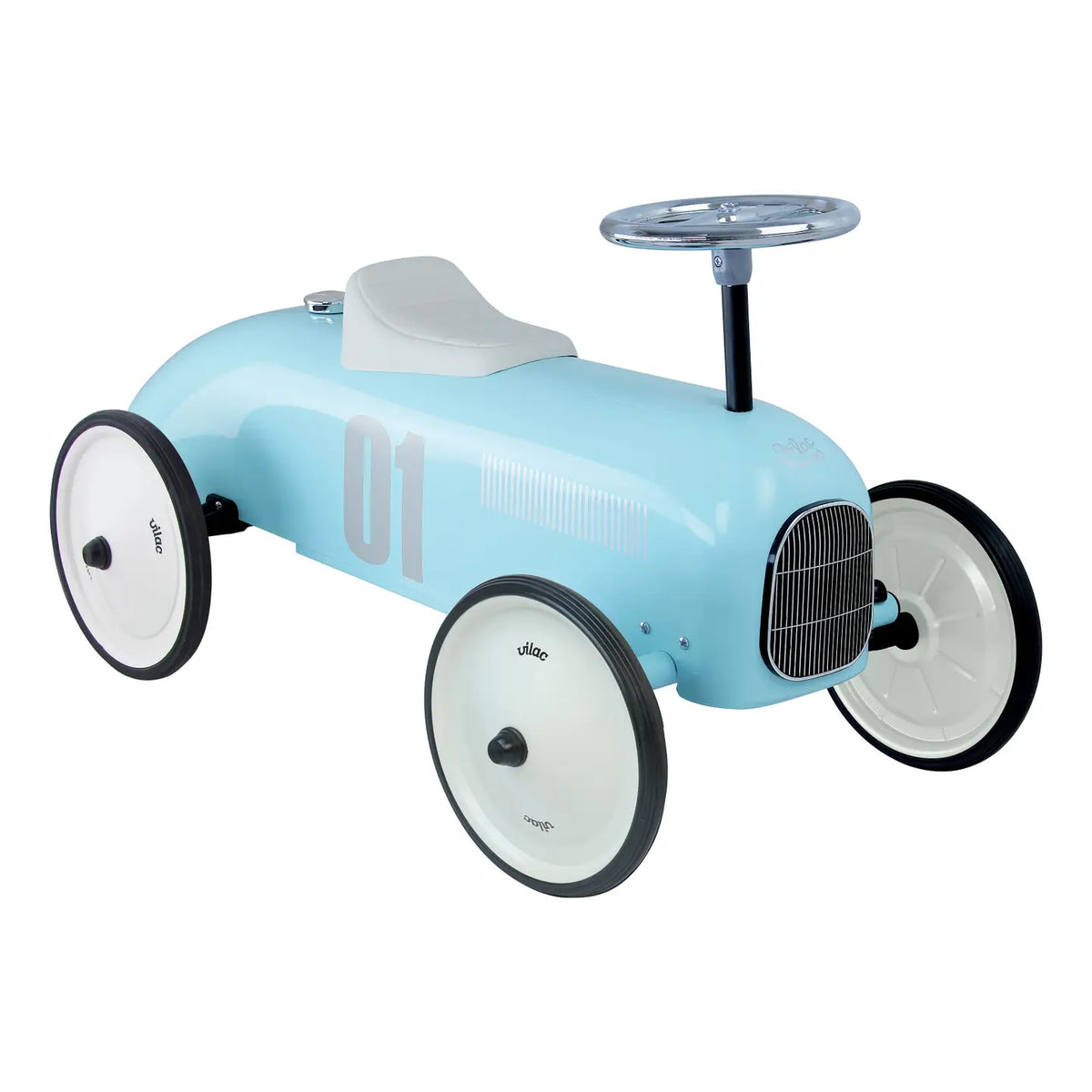 Light Blue Metal Car
