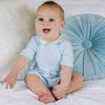 John Pale Blue Romper