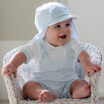 Emile et Rose Lee Pale Blue Sun Cap | Casa Childrenswear
