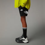 North Face Black Sweat Short with Classic Logo | Casa Childrenswear