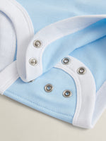 Gant Baby Boys Blue Short Sleeve Romper and Hat Set | Casa Childrenswear