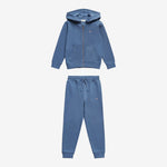 Boys Blue Zip Tracksuit Set
