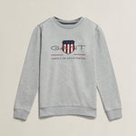 Boys Grey Shield Sweatshirt
