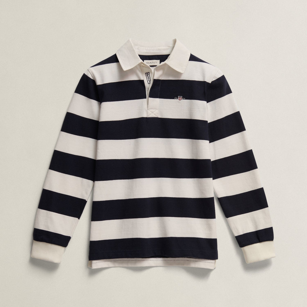 Boys Navy Long Sleeve Rugby