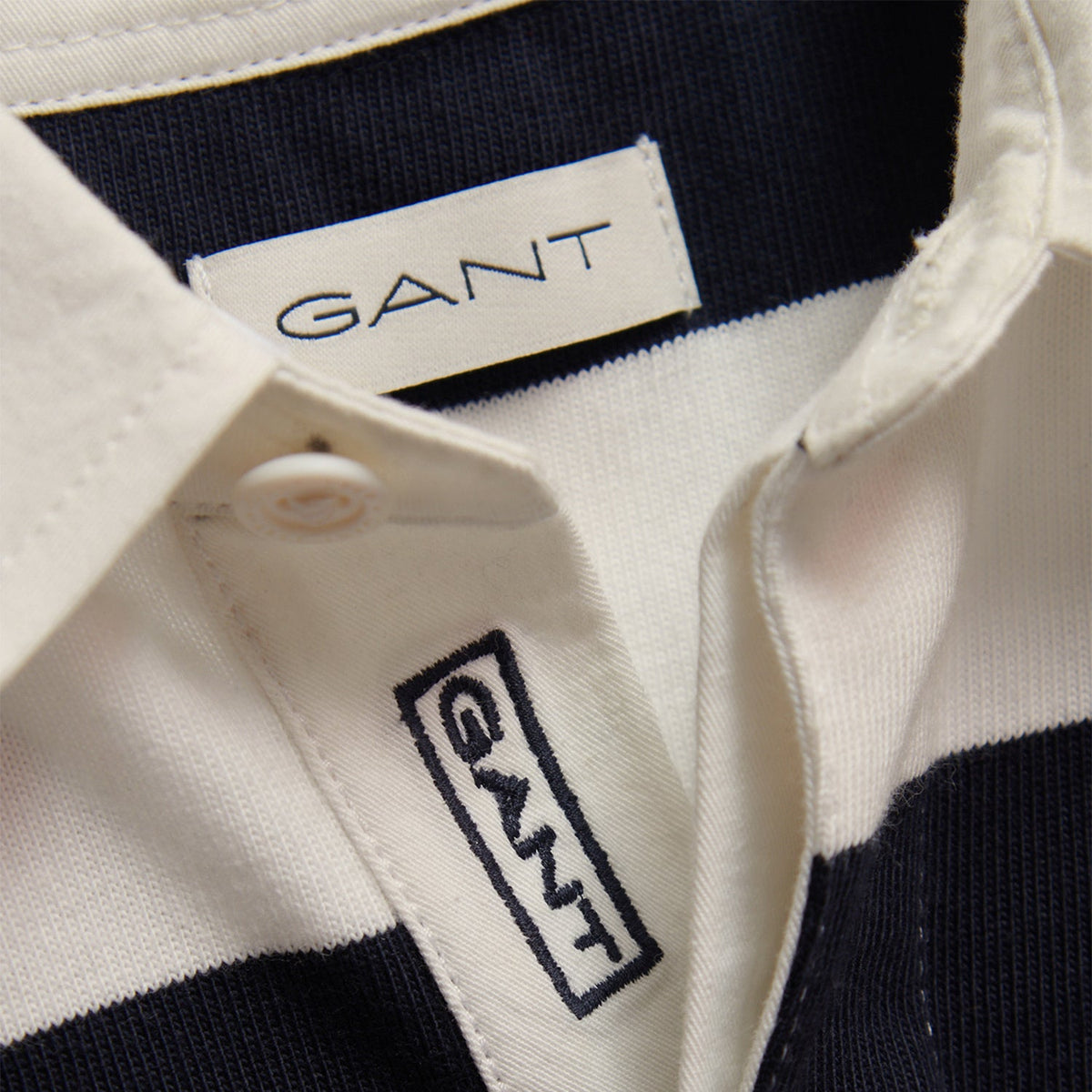 Boys Navy Long Sleeve Rugby
