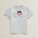 Infant Boys Grey Shield T-Shirt