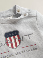 Infant Boys Grey Shield T-Shirt