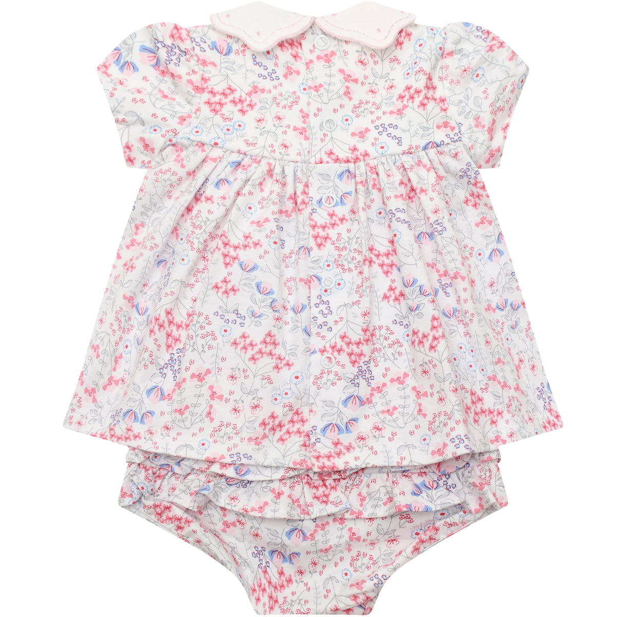 Emile et Rose Lola Pink Short Dress with Frilly Pants | Casa Childrenswear