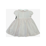 Girl Stripe Dress with Collar