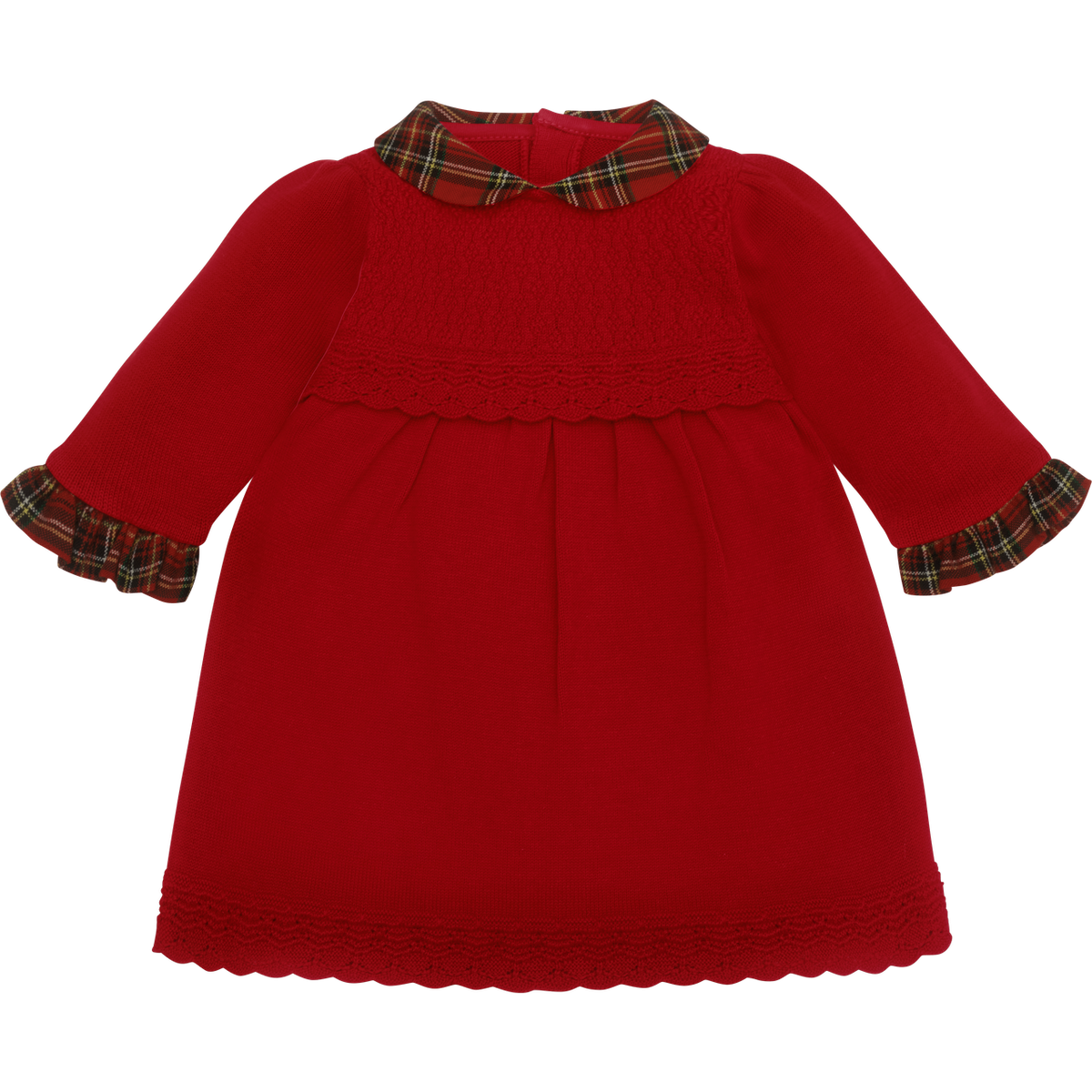 Kesia Red Knitted Dress with Tights