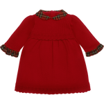 Kesia Red Knitted Dress with Tights