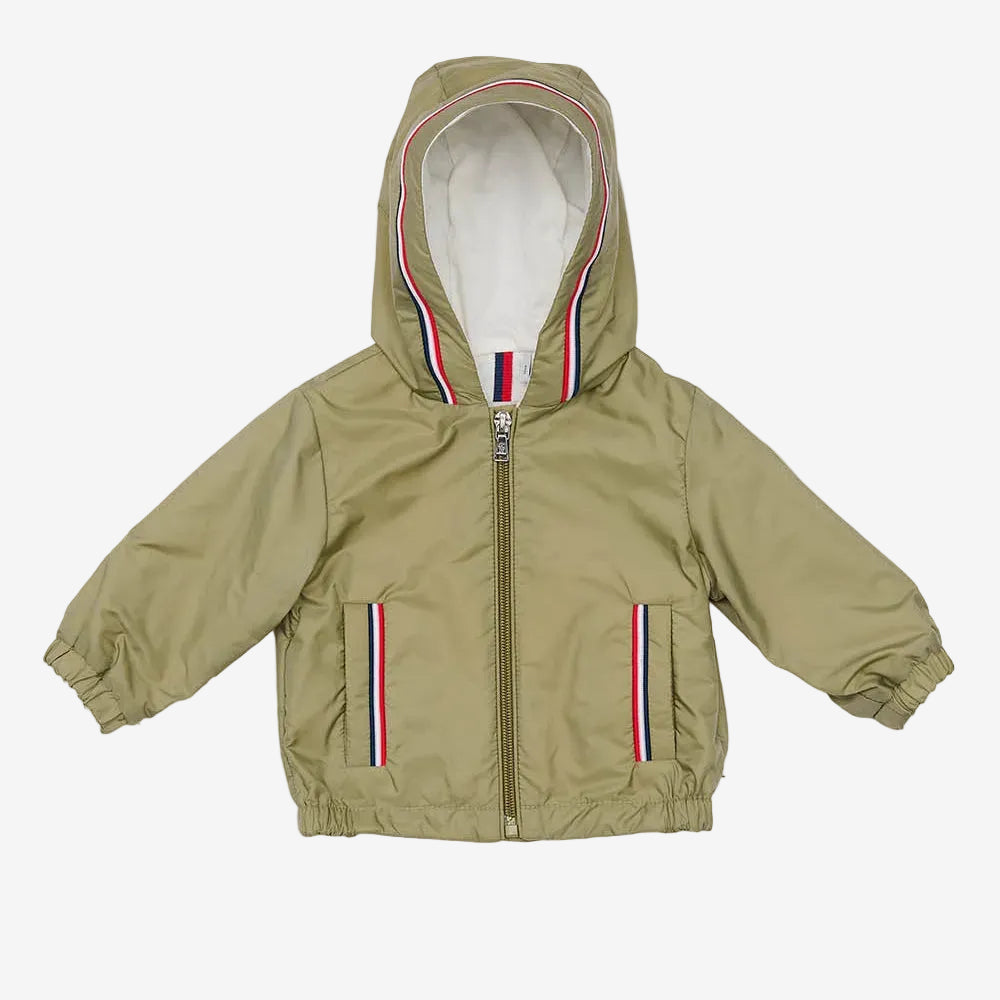Moncler Enfant Boys Khaki Granduc Jacket | Casa Childrenswear