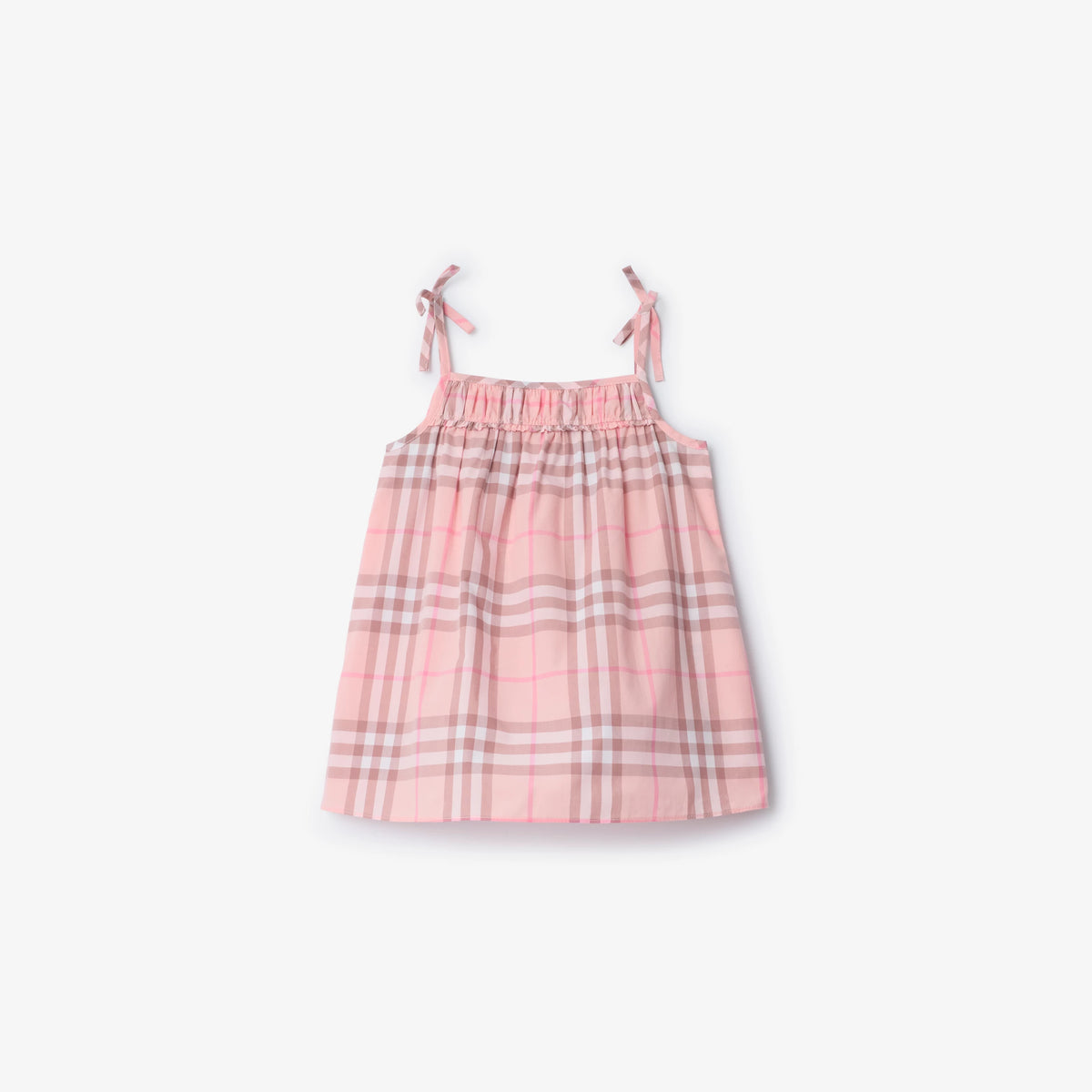 Burberry Baby Girls Pink Check Dress Set | Casa Childrenswear