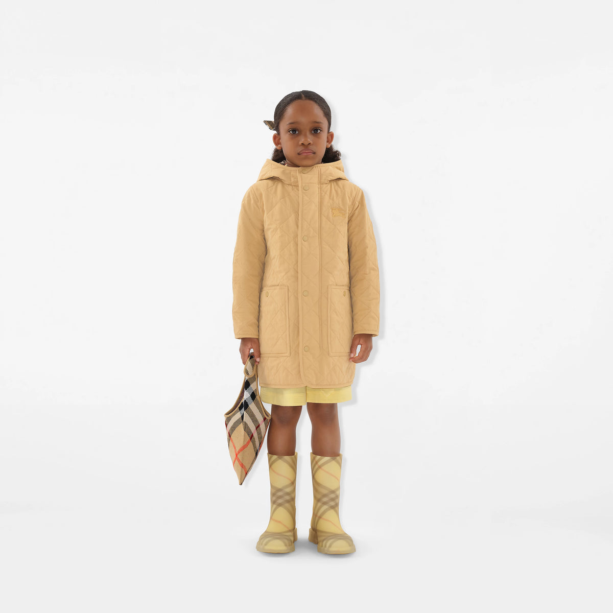 Burberry Beige Long Coat | Casa Childrenswear