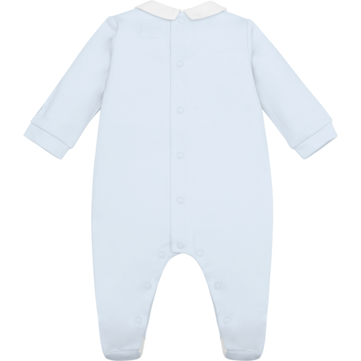 Kent Blue Babygrow with Whiite Placket & Hat