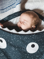 Constellations Baby Sleeping Bag Cotton Navy | Casa Childrenswear