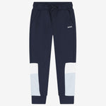 Boys Navy Track Bottom Patch Design