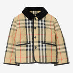 Baby Boys Check Quilted Jacket