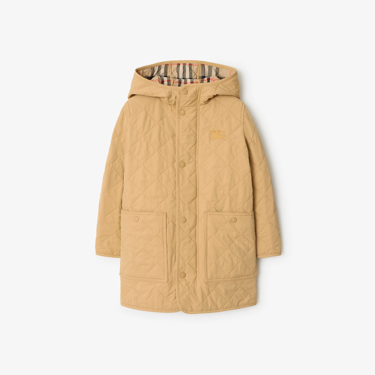 Burberry Beige Long Coat | Casa Childrenswear