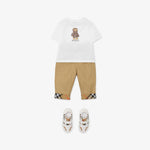 Burberry Baby White Bear T-Shirt | Casa Childrenswear