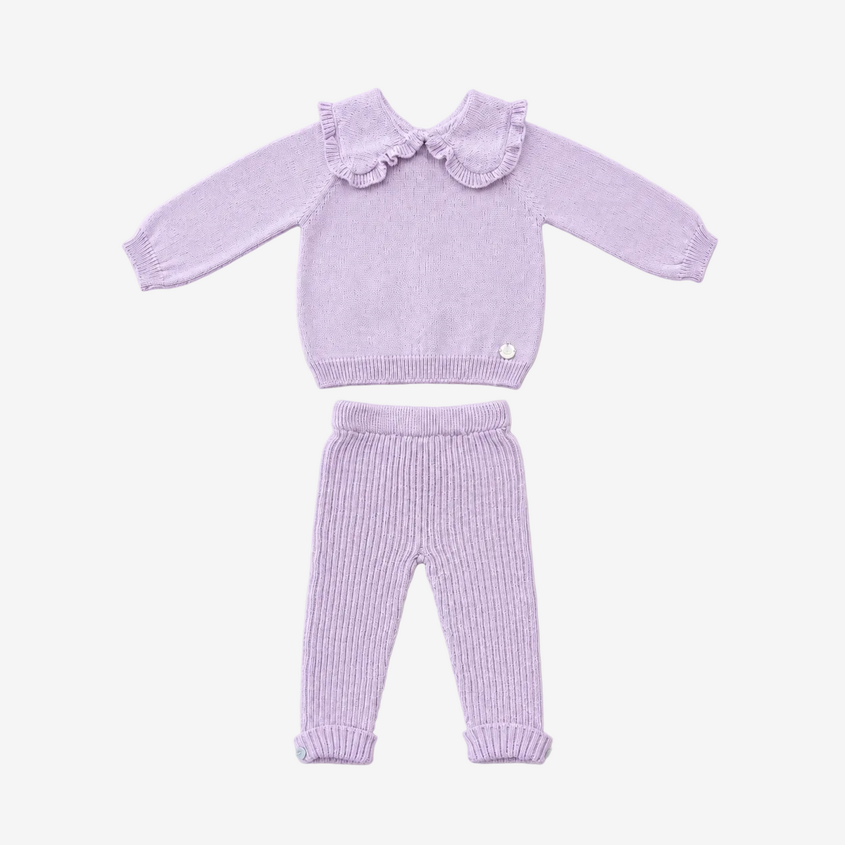 Martin Aranda Infant Girls Pink Sweater Set - full set front view