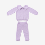 Martin Aranda Infant Girls Pink Sweater Set - full set front view