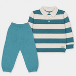 Martin Aranda Infant Boys Striped Sweater Set - full set front view
