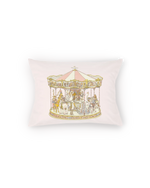 Atelier Choux Satin Cushion Cover- Carousel Pink (30x40) | Casa Childrenswear