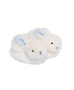 Blue Rabbit Booties Gift Box with Rattle