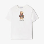 Burberry White Bear T-Shirt | Casa Childrenswear