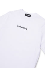 Dsquared2 Boys White Logo T-Shirt | Casa Childrenswear