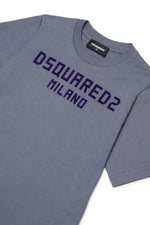 Dsquared2 Boys Dusk Blue Logo T-Shirt | Casa Childrenswear
