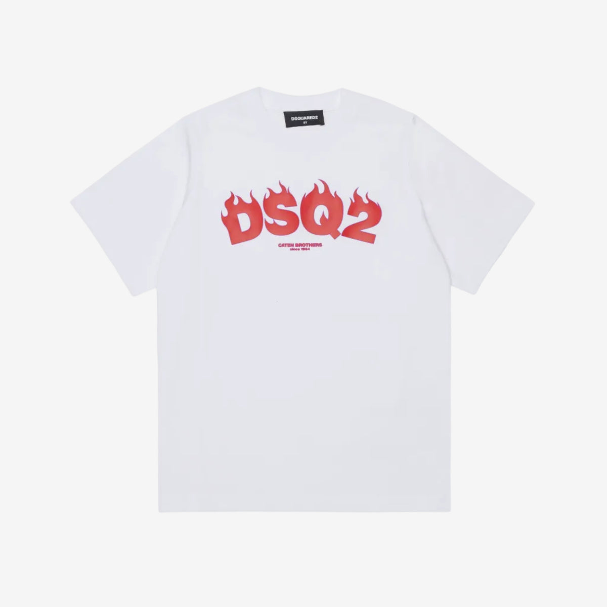 Dsquared2 Boys White Large Logo T-Shirt | Casa Childrenswear