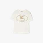 Girls White Knight Print T-Shirt