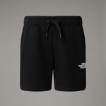 North Face Black Sweat Short with Classic Logo | Casa Childrenswear