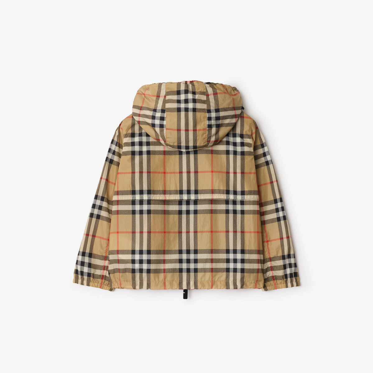 Boys Beige Check Jacket