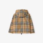 Boys Beige Check Jacket