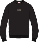 Boys Crew Neck Black Logo Sweatshirt