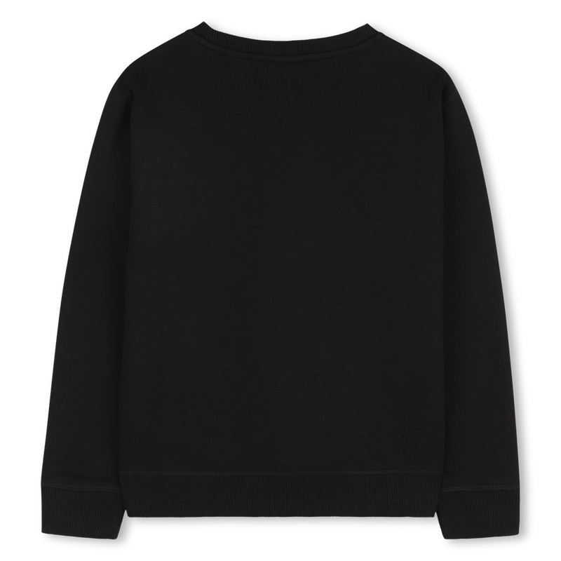 Hugo Boys Crew Neck Black Logo Sweatshirt | Casa Childrenswear