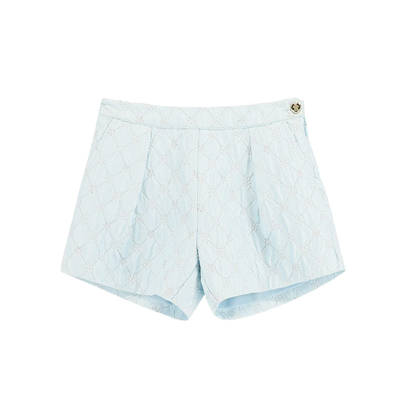 Laetitia Pale Blue Shorts