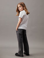 White Logo Relaxed Logo T-Shirt