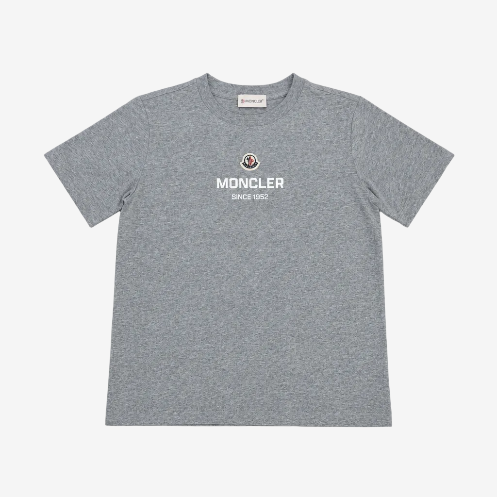 Moncler Enfant Boys Grey T-Shirt | Casa Childrenswear