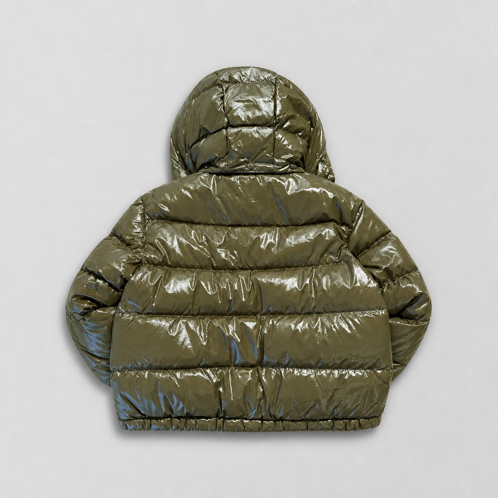Moncler Enfant Girls Brown Andro Puffer | Casa Childrenswear