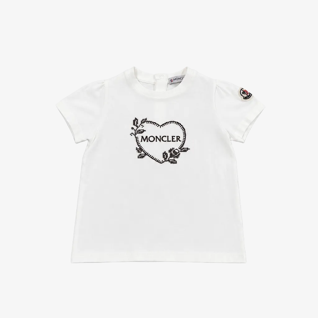 Infant Girls Pink Heart T-Shirt
